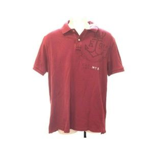 Old Navy Men's Polo Shirt Button Front Size Large Short Sleeve